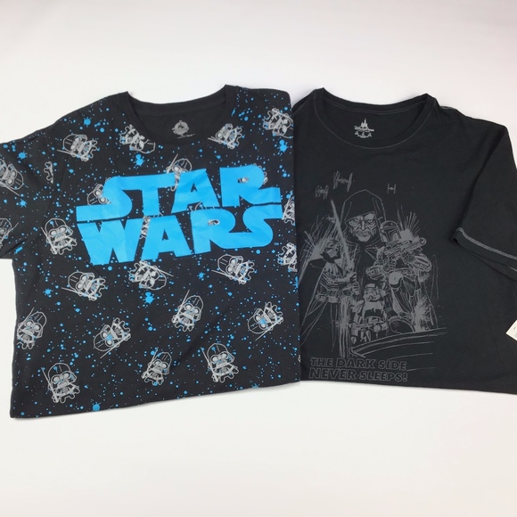 Disney Other - Star Wars T Shirt Lot of 2 Size XL Black